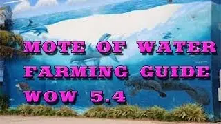 Best Instance to farm Mote of Water? WoW 5.4