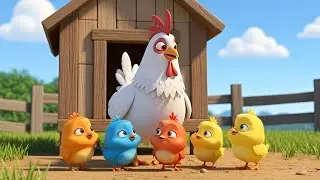 🐔 Cluck Cluck Chicken Song | Fun Kids Rhymes & Learning! 🎶