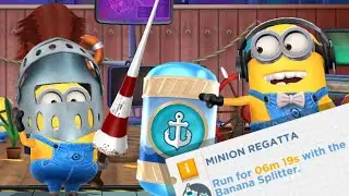 Minion Rush DJ and Knight costumes at Minion Regatta rewards gameplay walkthrough minions game