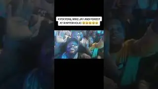 KYEKYEKU, MIKE JAY AND FOREST AT RAPPERHOLIC 😃😃😃😃😃 #akwasitymer #shorts
