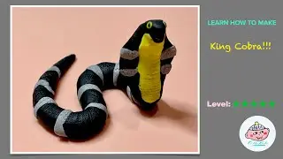 King Cobra Snake | How to Make with Play Doh | Kids Crafts Tutorial