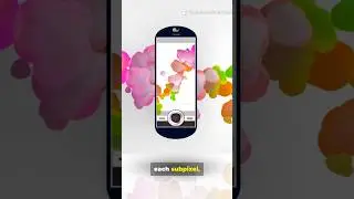 Phone screens use RGB subpixels not full-color pixels 📱🎨 #DisplayTech