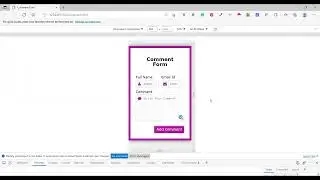 How to Make Comment Form with source code