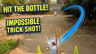 Hit The Bottle Flip And Stand Again | Cricket Trickshot 