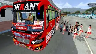 💥 vikrant driver new Sun class etitut bus simulator indonesia android game play video 