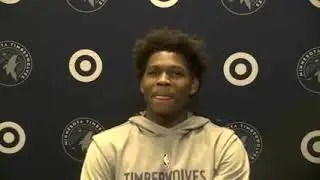 NBA Star Anthony Edwards Wholesome reaction to reporter's Irish Accent