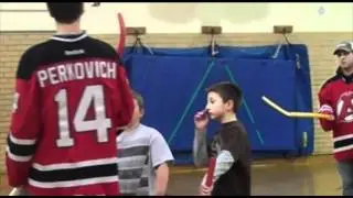 Devils Difference: Perkovich & Whitney Visit Pashley Elementary School