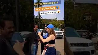 Hrithik Roshan&rsquo;s Sons Hridhaan ❤️ Hrehaan With Mom Sussanne Khan #hrithikroshan #hridhaan #liriklagu