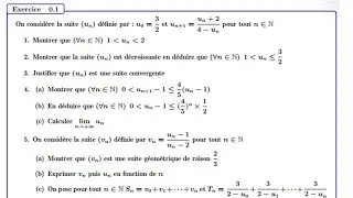 Devoir surveillé N3 |Suites Numériques| 2 Bac PC & SVT