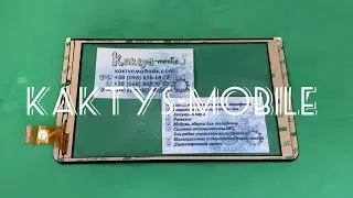 Видео обзор на сенсор (тачскрин) Sigma X-Style TAB A81 черный
