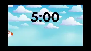 5 Minute Fun Airplane Timer With Music