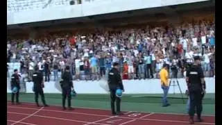 Suporterii Universitatii Cluj au scandat pentru a doua zi consecutiv impotriva conducerii clubului