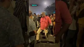 New Year 2025 Celebration at Marina Beach 😍