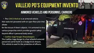 Military Equipment Use Policy Annual Report - 05-01-2025 - Vallejo Police Department