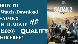 Sadak 2 Full Movie Download | HD Quality | Alia Bhatt | Sanjay Dutt | Aditya Roy Kapoor