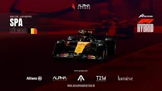 🏁 AO VIVO: GRANDE ESTREIA - GP da Bélgica - Spa Francorchamps | Etapa 1 | F1 Hybrid  | Alpharacers