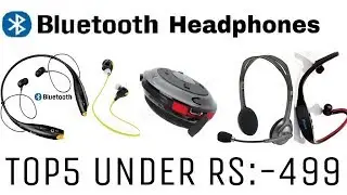 TOP 5 BLUETOOTH HEADPHONES UNDER 499 | CHEAP PRICE HEADPHONES BY BEST PRICE BEST BUY