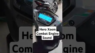 Hero Xoom Combat Edition Engine Sound | #anmotoexpo #shorts #exhaust