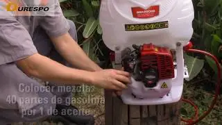 Fumigadora de espalda con motor tipo pistón Briggs & Stratton