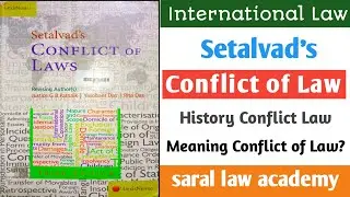Conflict of Law | Book Review  | Best Book for Private International Law | @Nyayik
