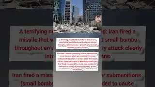 Iran's deadly target: missiles armed with cluster bombs on civilians