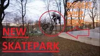 TAILWHIP DROP ?!?! @ NEW SKATEPARK HARRAS / LEGITBMX