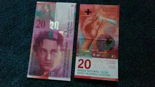 #The NEW 20 Francs note / Switzerland / Comparison Old/New
