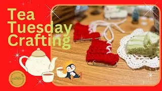 #teatuesday @lifewithpatti9531 @kathysfavoritethings Вязаные коньки