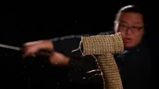 Katana Sword Test Cutting - Balanced Tatami