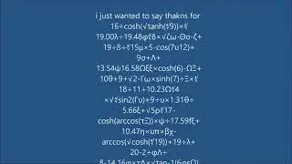 Thajns for very complex math equation subscribers!!11! Meme