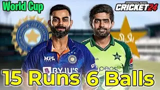 PAKISTAN VS INDIA | World Cup Semi Final | Cricket 24