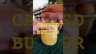 Canning butter is easy! Store in a cool dark place! Shelf life is two years. #love #food #easy