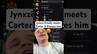 Jynxzi meets Carter IRL & Crashes out 😡 #jynxzi #meetup #chat #trolling #viewer #crashout