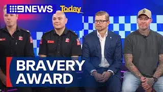 Aussies honoured with bravery awards | 9 News Australia