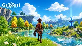 Genshin Impact Journey Through Scarfall Lake To Monstandt City | Tirsa