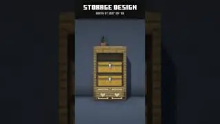Cool Storage Design in Minecraft 🌸 #4