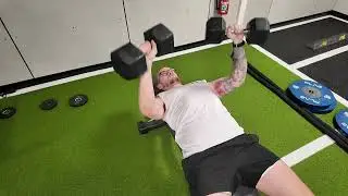 Dumbbell Bench Press Pronated Grip - Technique Demo
