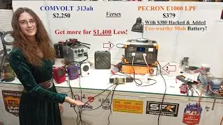 More than double the inside battery capacity of a Pecron Power Station by inside battery tap