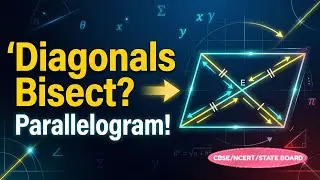 Parallelogram Theorem Proved | Diagonals Bisect Each Other parallelogram | Geometry Zone