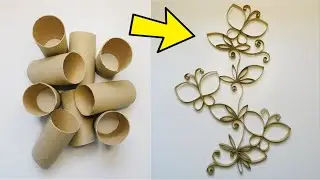 Amazing DIY Craft Idea 🥰 Spectacular Toilet Paper Rolls Transformation / Cute Wall Hanging Tutorial