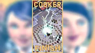LAZOR SHOW on COOKER finish 😎 BOOM BEACH operation attack strategy #shorts
