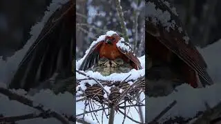 Зимние объятия Робина ❄ | Мать Шилдс Прихотки от снега | #WildLifeParenting #winterbirds #RO