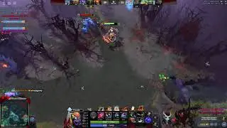 Чуть не попался. Забайтил = убили. MidOne RAMPAGE. Arteezy. Miracle. Invoker. Tinker. Mid. Dota.
