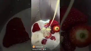 Morango ao Leite 🍓🥛🧊