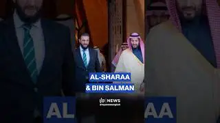 Syria's Sharaa meets Saudi crown prince in Riyadh