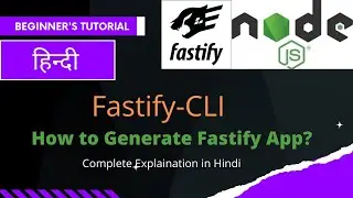 NodeJS Tutorial in Hindi: Generate Fastify Project | Fastify-CLI | Create Fastify App in Node.JS
