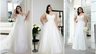 Atractivos trajes de novia para gorditas | Moda para Novias &hearts;