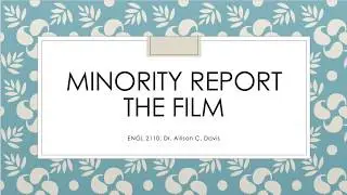 Minority Report the Film