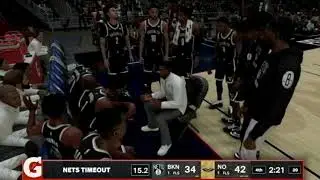 NBA 2K24 New Orleans Pelicans vs Brooklyn Nets Live