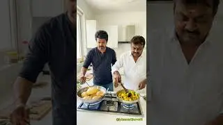 Thalapathy Vijay & Vijayakanth&rsquo;s Puri Party in the Kitchen! 🍽️🔥 #ThalapathyVijay #Vijayakanth